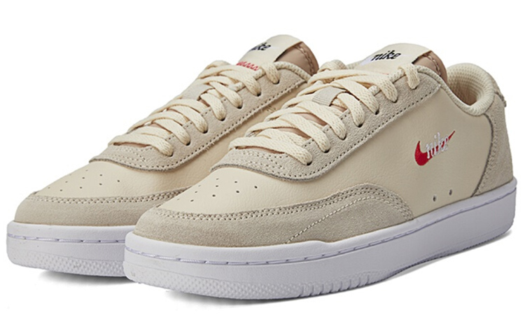 Женские кеды Nike Court Vintage PRM (светло-коричневые) — 淡褐色 — фото 3