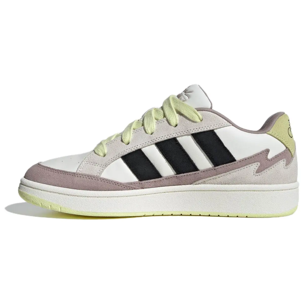 Adidas CARD Leather Slip Resistant Abrasion Resistant Low top Skateboard Shoes Unisex White Black Purple