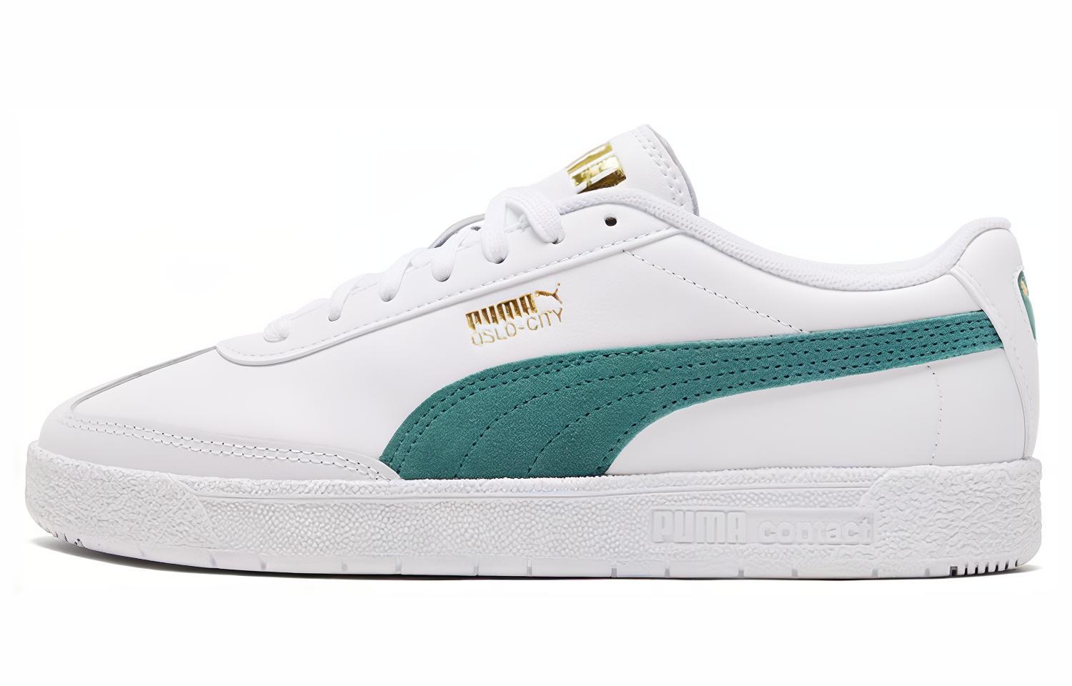 PUMA Oslo City Casual Board Shoes White/Green