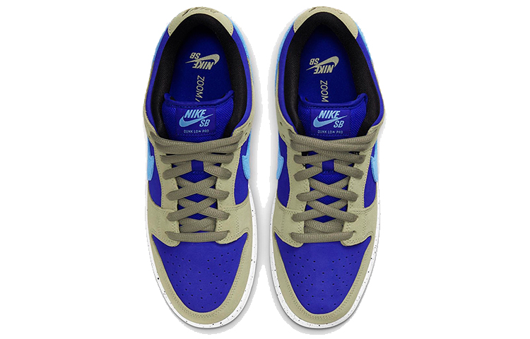 Кроссовки Nike Dunk SB Celadon (синие с хаки) — Синий / хаки — фото 4