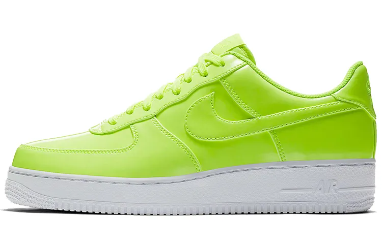 Nike Air Force 1 Ultraviolet 'Volt' Synthetic Leather Slip Resistant Cushioning Abrasion Resistant
