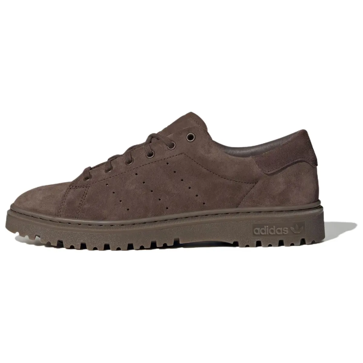 Adidas Originals Stan Smith Slip Resistant Abrasion Resistant Low top Skateboard Shoes Unisex Brown
