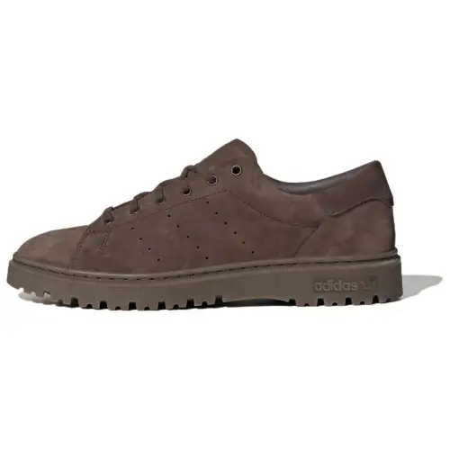Adidas Originals Stan Smith Slip Resistant Abrasion Resistant Low top Skateboard Shoes Unisex Brown