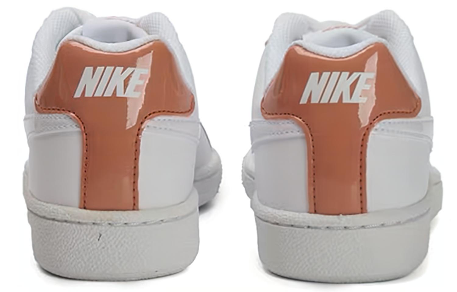 Женские кеды Nike Court Royale (бело-золотые) — фото 4
