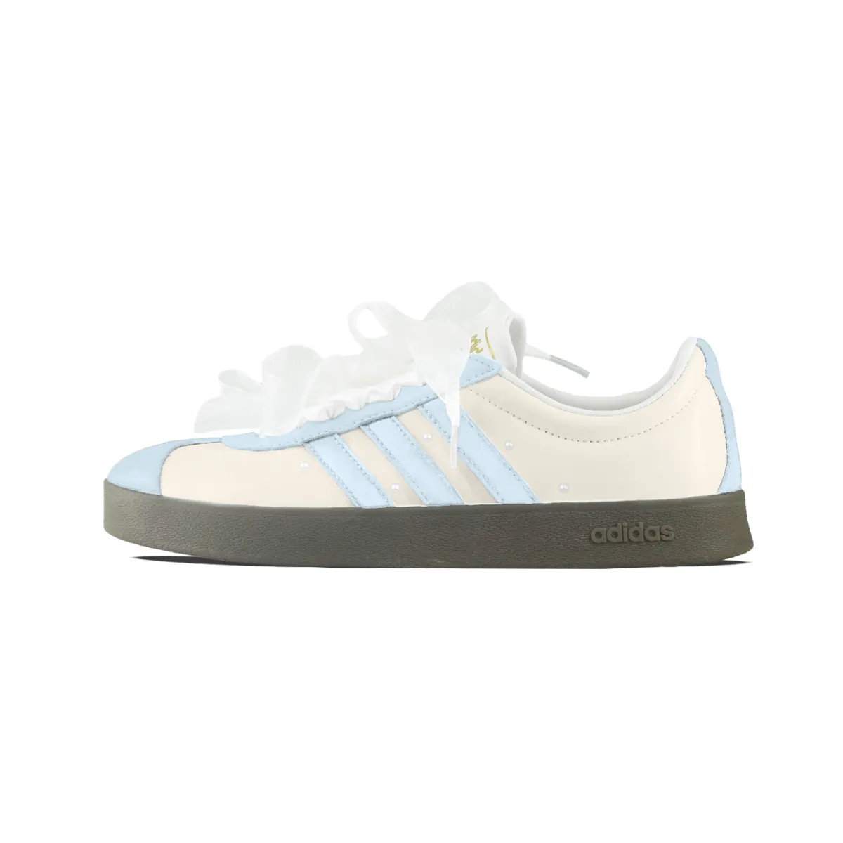Adidas VL COURT 2.0 Vanilla Delight Slip Resistant Abrasion Resistant Slip Resistant Abrasion Resistant Low top
