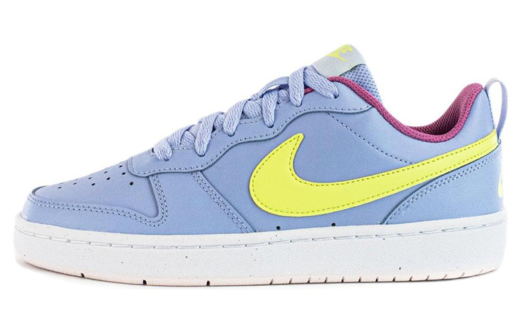 Nike Court Borough Low 2 'Cobalt Bliss Light Lemon Twist' GS