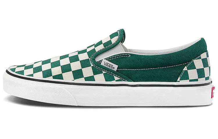Slip-On Classic Vans 'Checkerboard - Green'