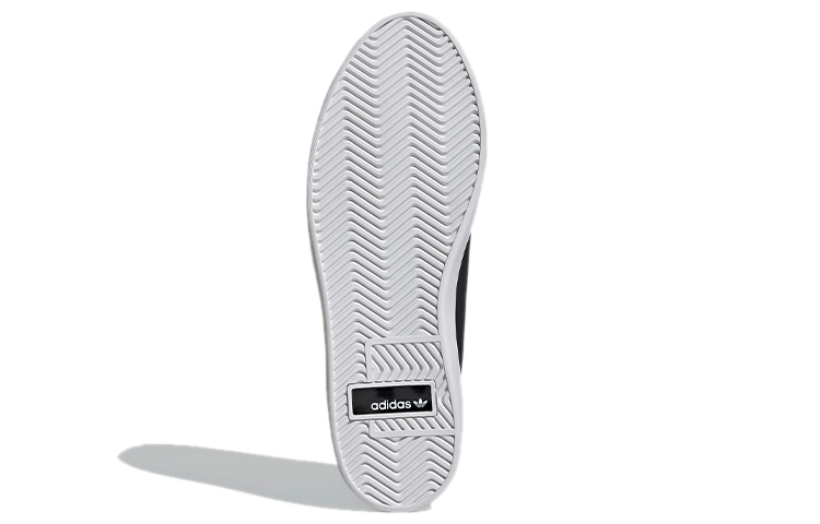 Женские кеды adidas originals Sleek Zip (черные) — фото 6