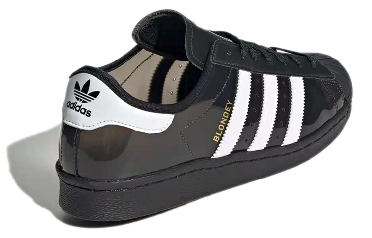 Кеды adidas Superstar Blondey (черно-бело-синие) — фото 4