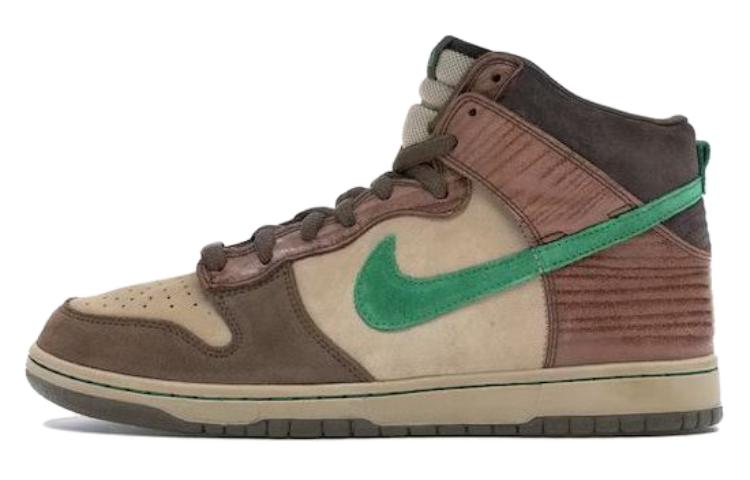 Мужские кроссовки Nike Nike Dunk SB (коричнево-зеленые)