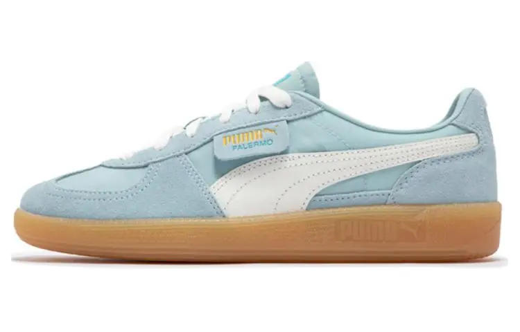 PUMA Palermo Abrasion Resistant Low top Skateboard Shoes Unisex Blue White