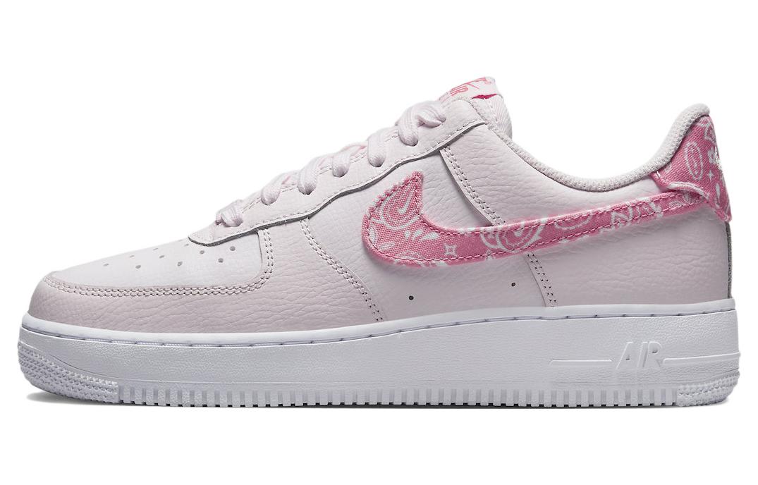 Женские кроссовки Nike Air Force 1 "Pink Paisley" (розово-белые)