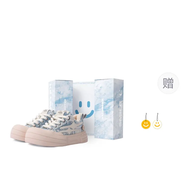 KILLWINNER 'Smile Life' Collection Abrasion Resistant Low top Skateboard Shoes Unisex Blue