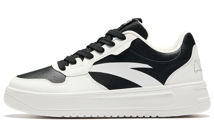 Anta Relaxed Low top Skateboard Shoes Men's White Black