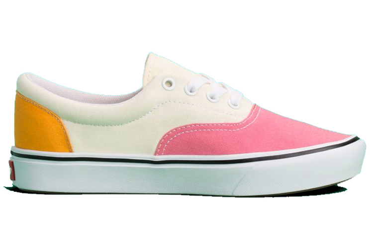 Кеды Vans Era Ua Comfycush Canvas (розово-белые) — фото 2