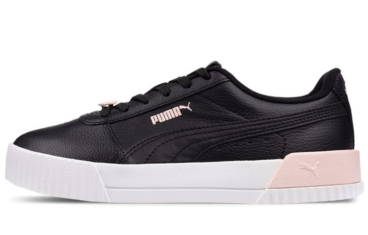 PUMA Carina Skateboard Shoes Women's Low Top Black/Cherry Blossom Pink