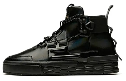 Anta Life Collection Xingji High top Skateboard Shoes Men's Pitch Black