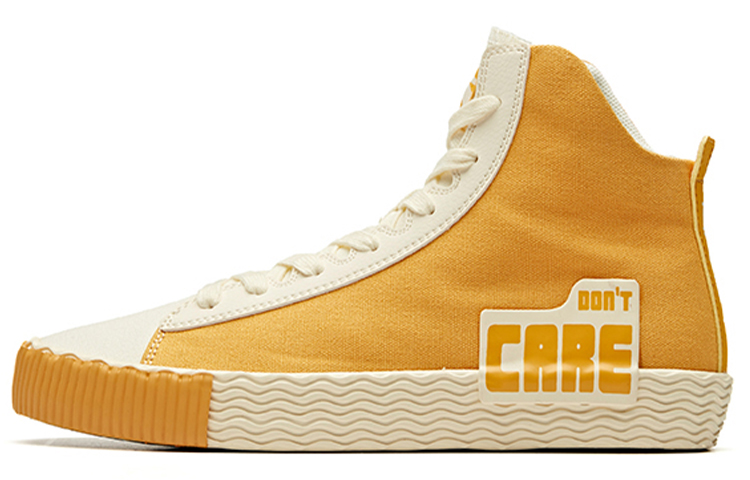 Anta Life Collection Casual Mid top Skateboard Shoes Women's Ginger Yellow
