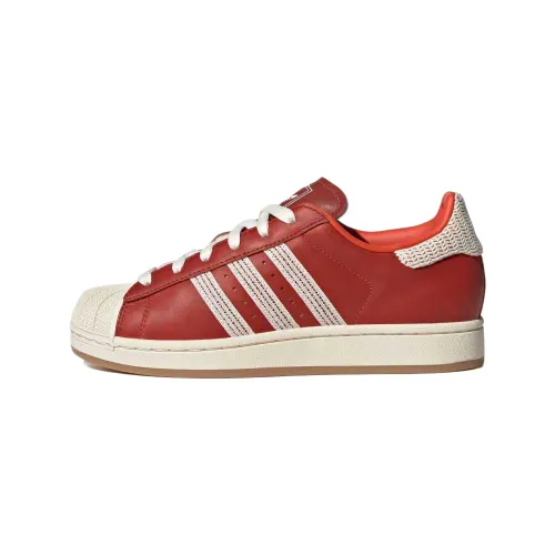 Adidas Originals Superstar 2 Low top Skateboard Shoes Women's Red
