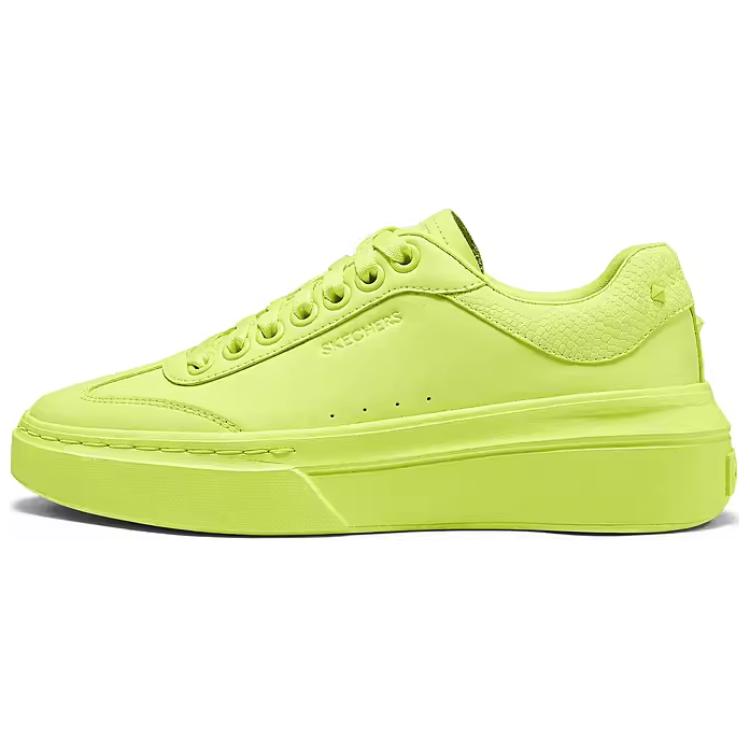 Skechers Court Classics Lightweight And Breathable Low top Skateboard Shoes Women's Lemon