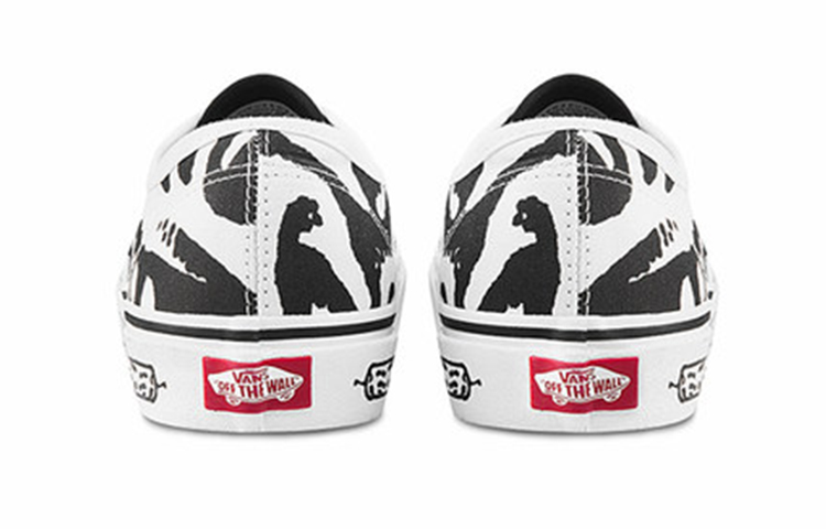 Кеды Vans Authentic (черно-белые) — Чёрный / белый — фото 4