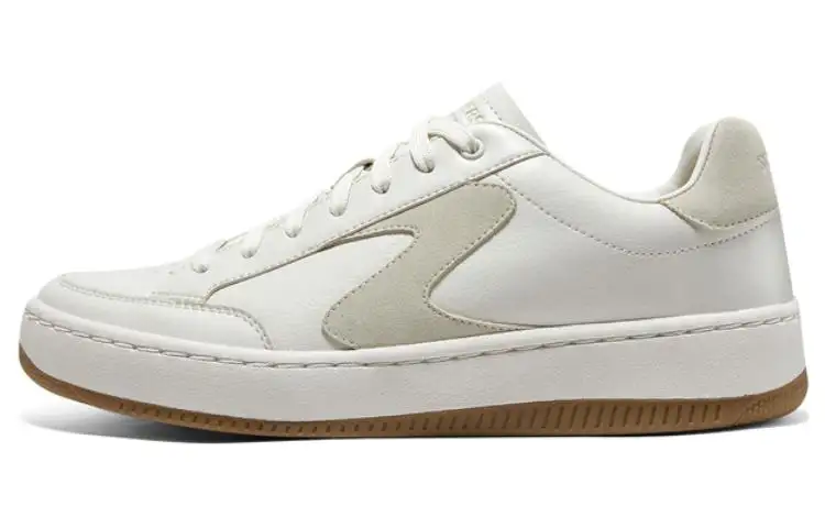 Skechers Sport Abrasion Resistant Low top Skateboard Shoes Men's White Beige