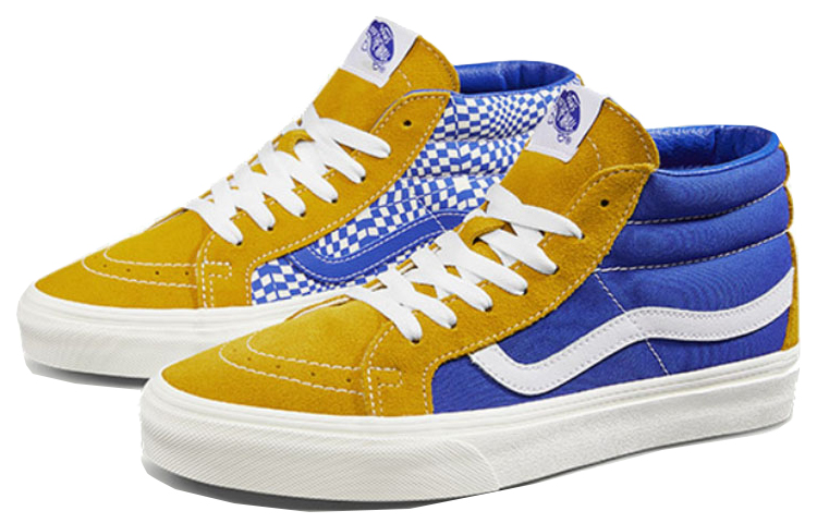 Кеды Vans SK8 (желто-синие) — фото 3