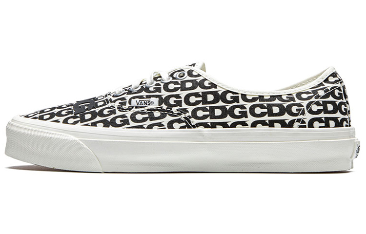 Authentic Comme des Garçons x Authentic Og Vans Lx 'CDG Print - Blanc De Blanc' 2018
