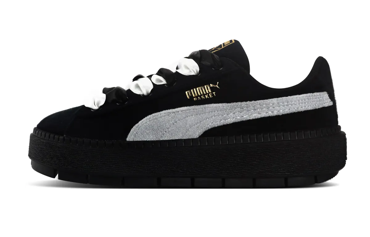 PUMA Platform Trace Low top Skateboard Shoes Women's Black