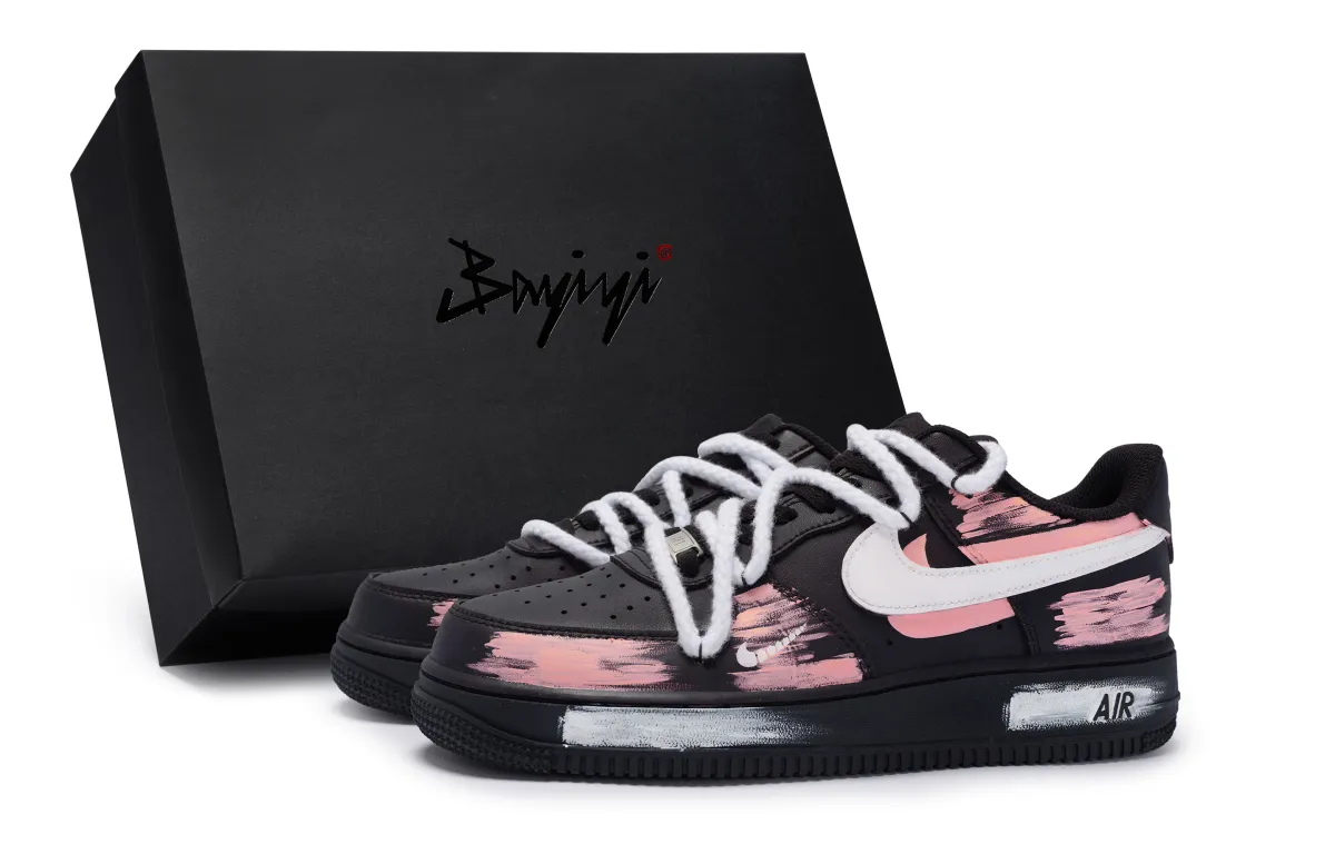 Nike Air Force 1 07 811 Manufacturing, Vertebra Orange Pink, Special Shoe Box Slip Resistant Abrasion Resistant