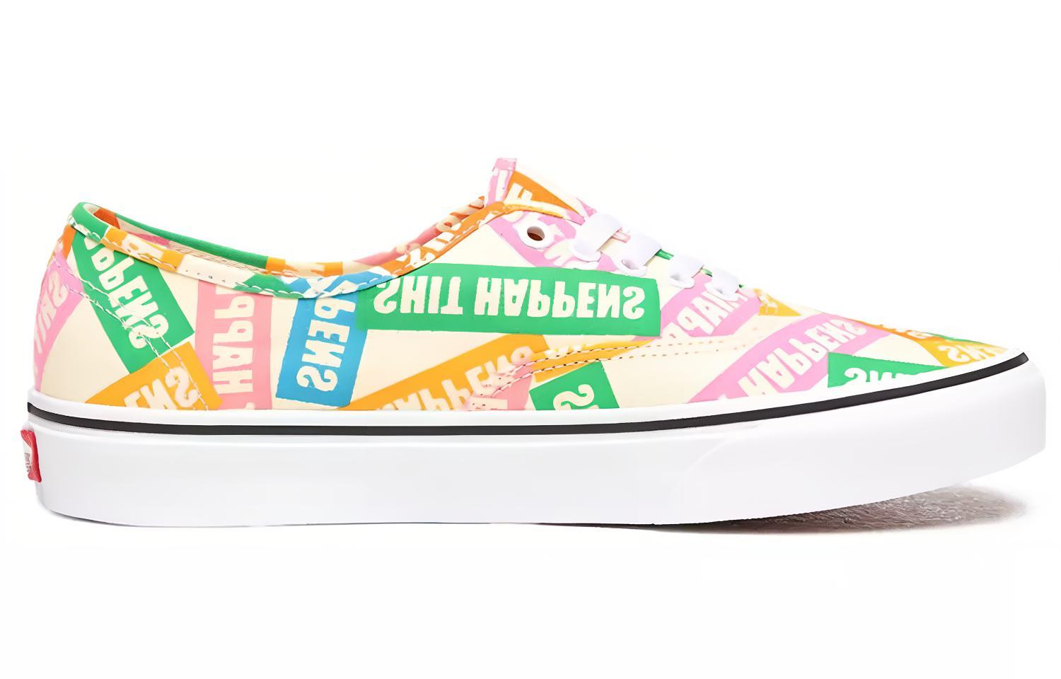 Кеды Vans Authentic Shit Happens (разноцветные) — фото 2