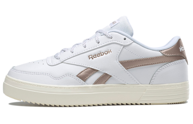 Reebok Royal Techque Skateboard Shoes Women's Low Top White/Rose Gold