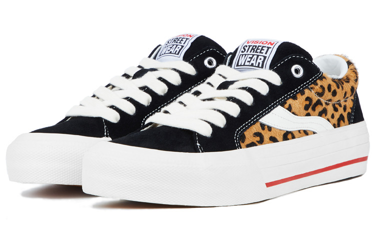 Odd x Vision Street Wear Astley Pro Low top Skateboard Shoes Unisex Black