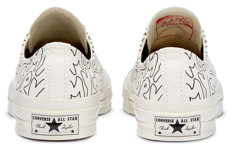 Кеды Converse 1970s Low (бежево-белый / черный) — Бежевыйбелый / чёрный — фото 4