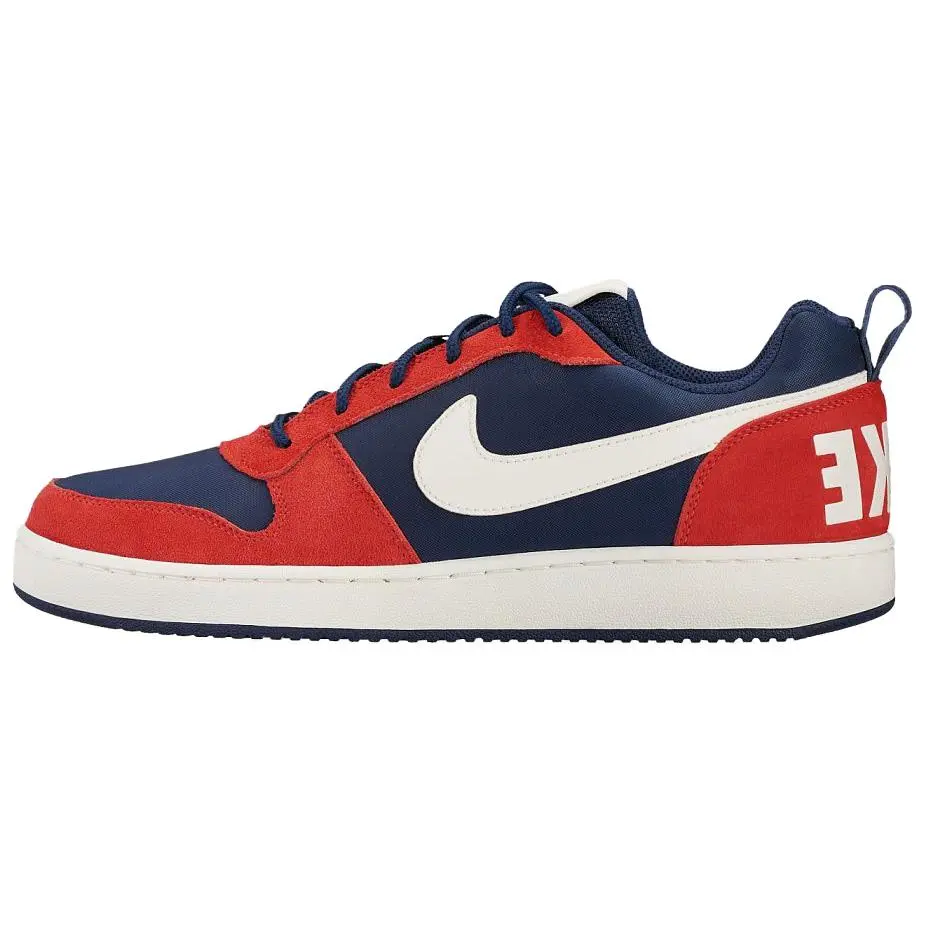 Nike Court Borough Slip Resistant Abrasion Resistant Low top Skateboard Shoes Men's Red Blue