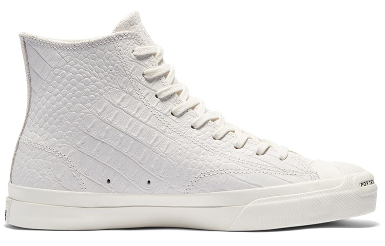Кеды Pop Trading Company x Converse Jack Purcell High (белые) — Белый — фото 2
