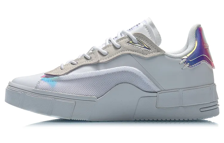 Li Ning Contrarian Low top Skateboard Shoes Women's White