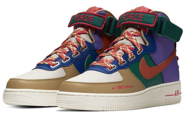 Женские кроссовки Nike Air Force 1 hi ut (лавандовый) — фото 2