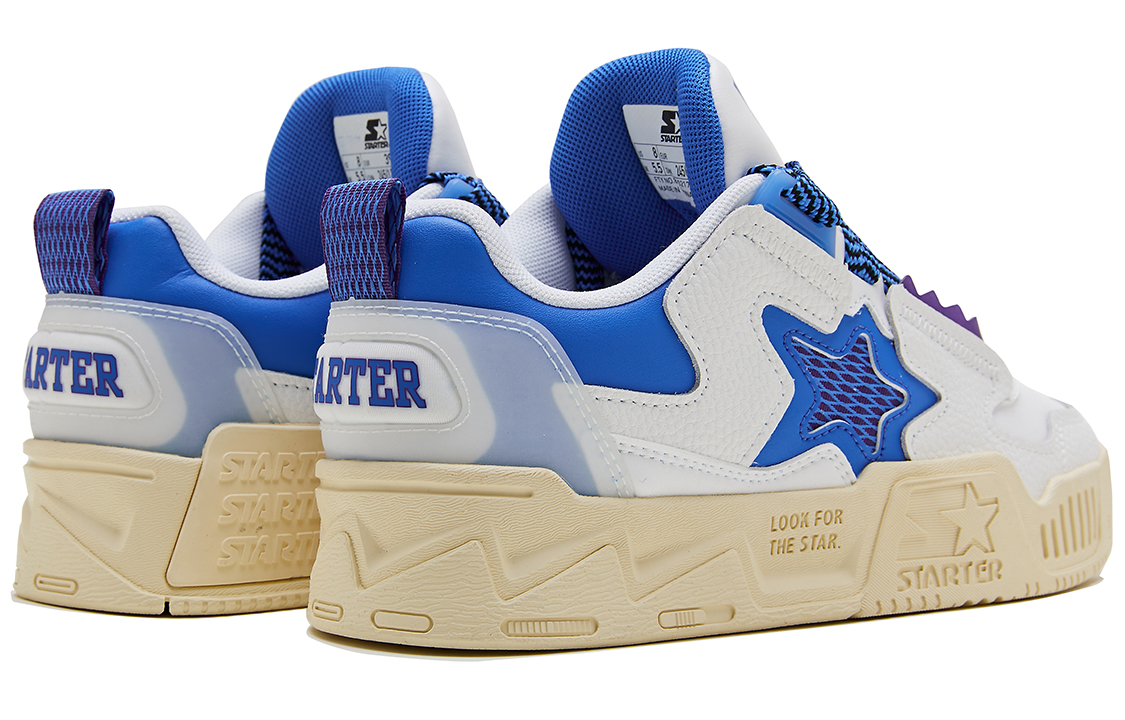 STARTER Skateboard Shoes Men's Low Top White/Blue