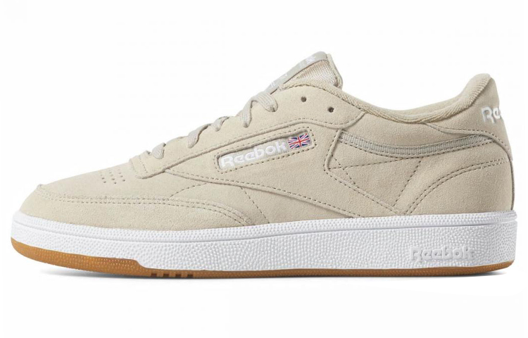 Reebok Club C Skateboard Shoes Women's Low Top Milk Tea Brown