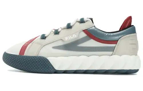 FILA Campo Comfortable Cushioning Low top Skateboard Shoes Men's Coconut Milk White Oyster Gray