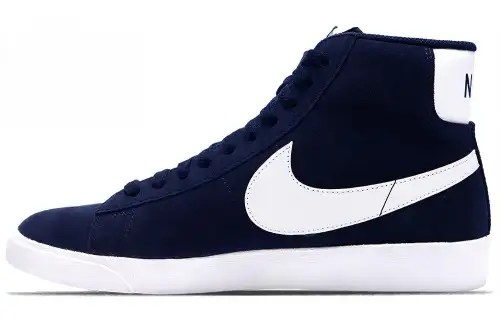 Nike Blazer Vintage Suede Slip Resistant Lightweight Non slip Lightweight Mid top Skateboard Shoes Women's