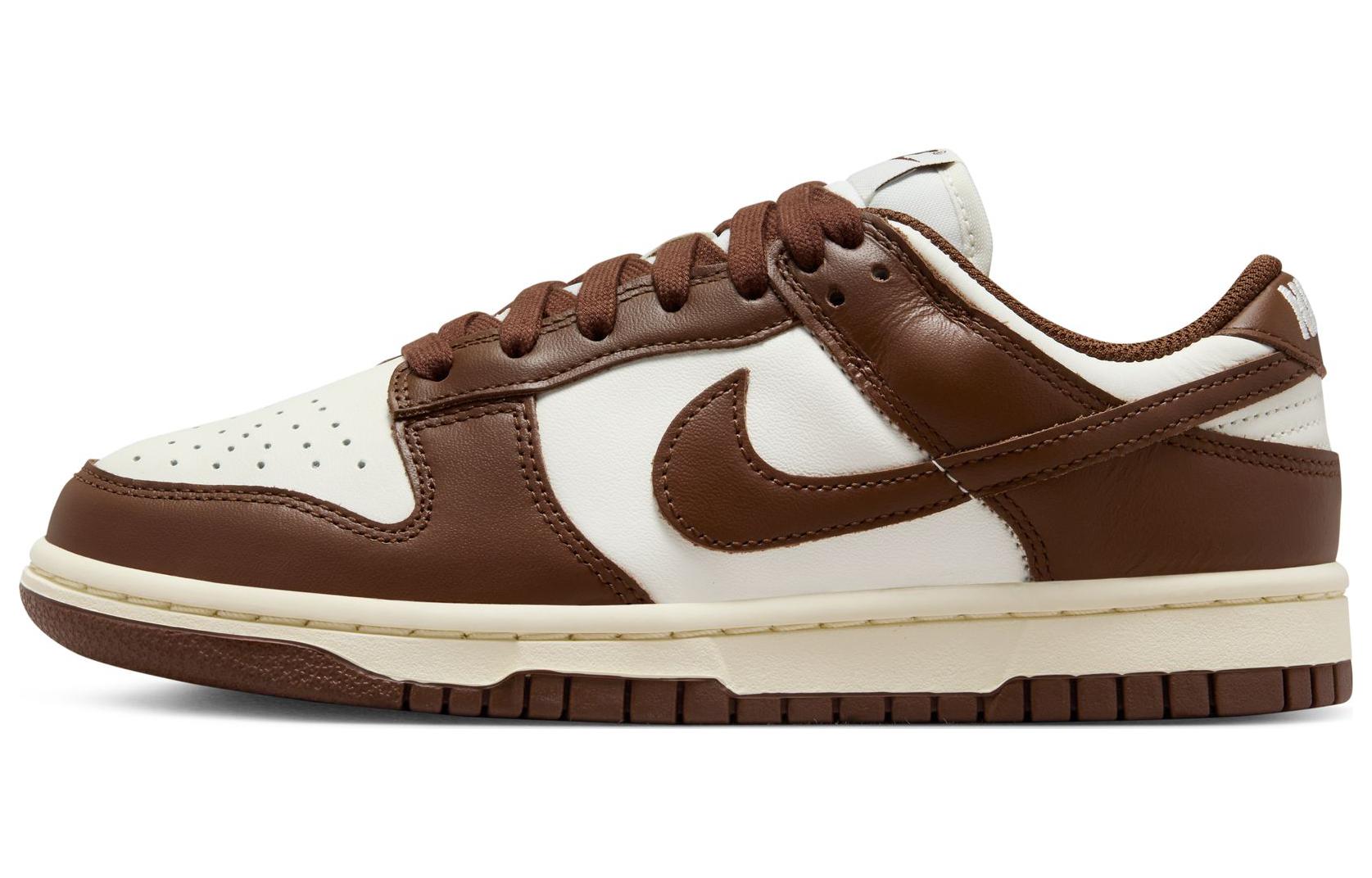 Женские кроссовки Nike Nike Dunk "Surfaces In Brown And Sail" (коричнево-белые)