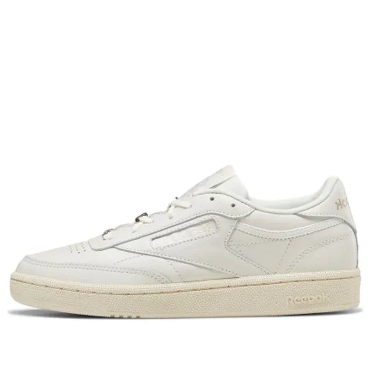 Reebok 85 Abrasion Resistant Coverage Low top Skateboard Shoes Women's Dove White