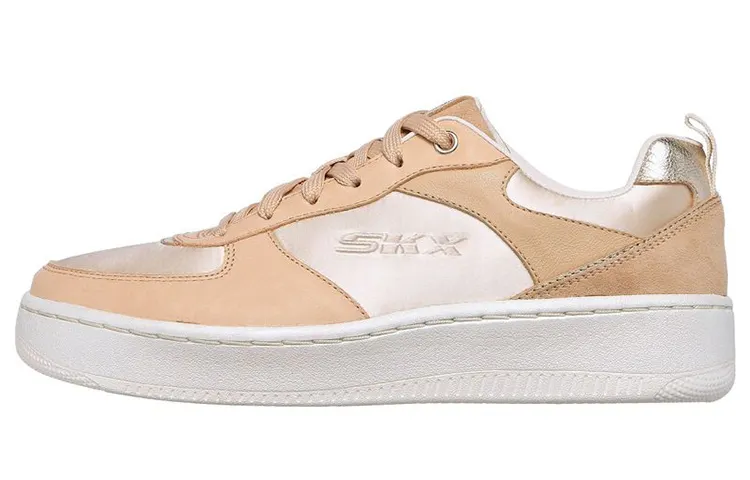 Skechers Sport Court 92 Comfortable Low top Skateboard Shoes Women's Tan