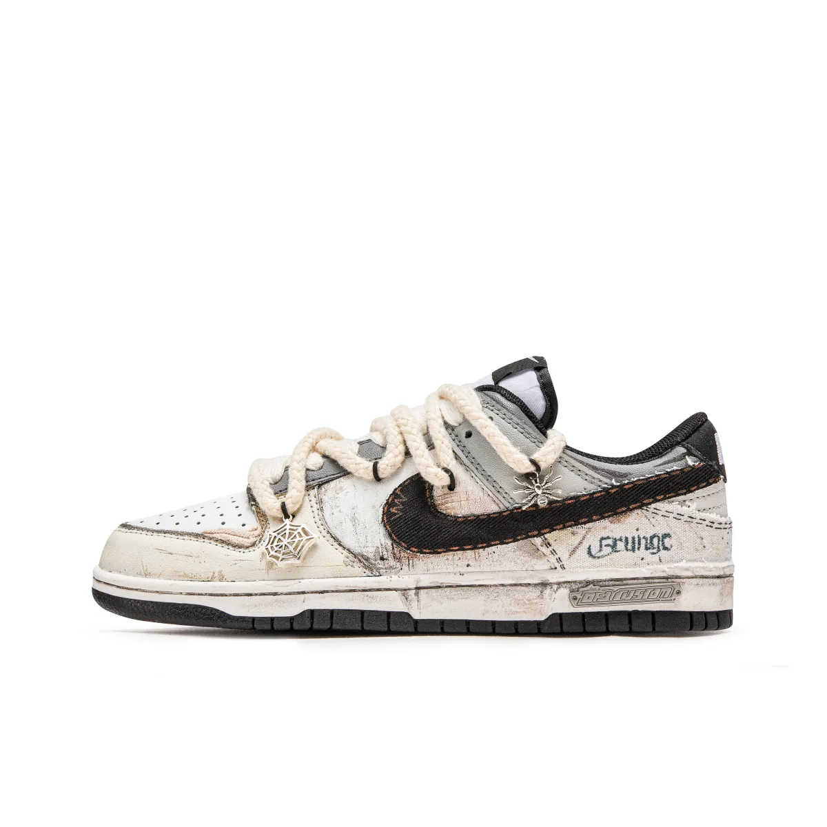 Nike Dunk Da Vinci Custom, Rashomon Leather Cushioning Quick Dry Abrasion Resistant Balance Low top Skateboard Shoes