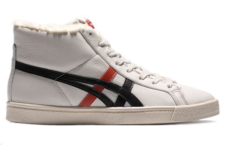 Кеды Onitsuka Tiger Fabre RB (серый / черный / красный) — Серый / чёрный / красный — фото 2