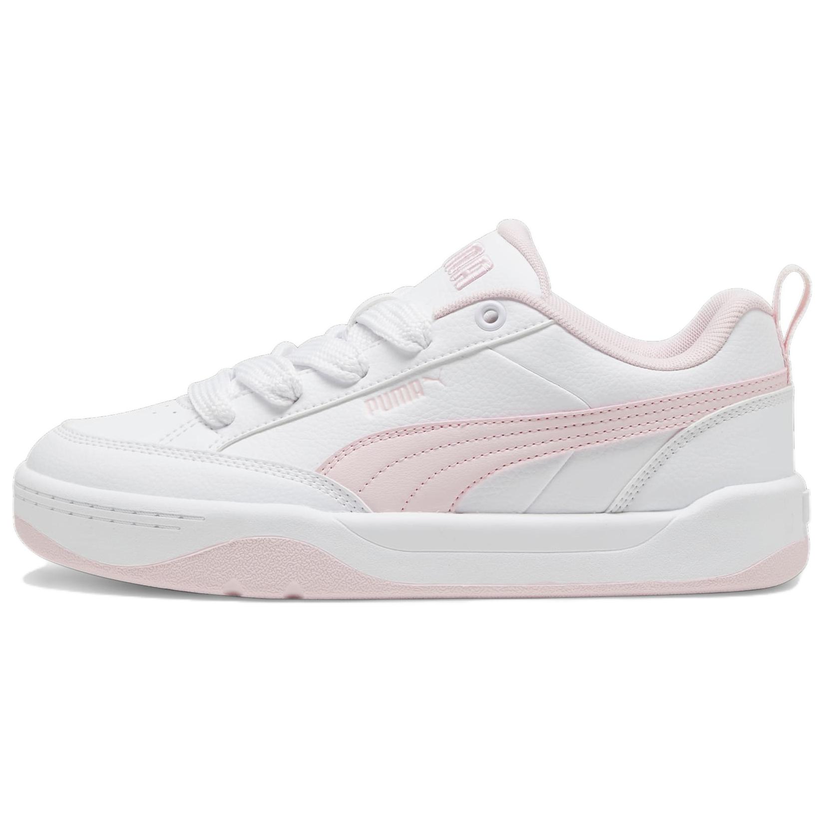 PUMA Park Lifestyle Low top Skateboard Shoes Unisex White Pink