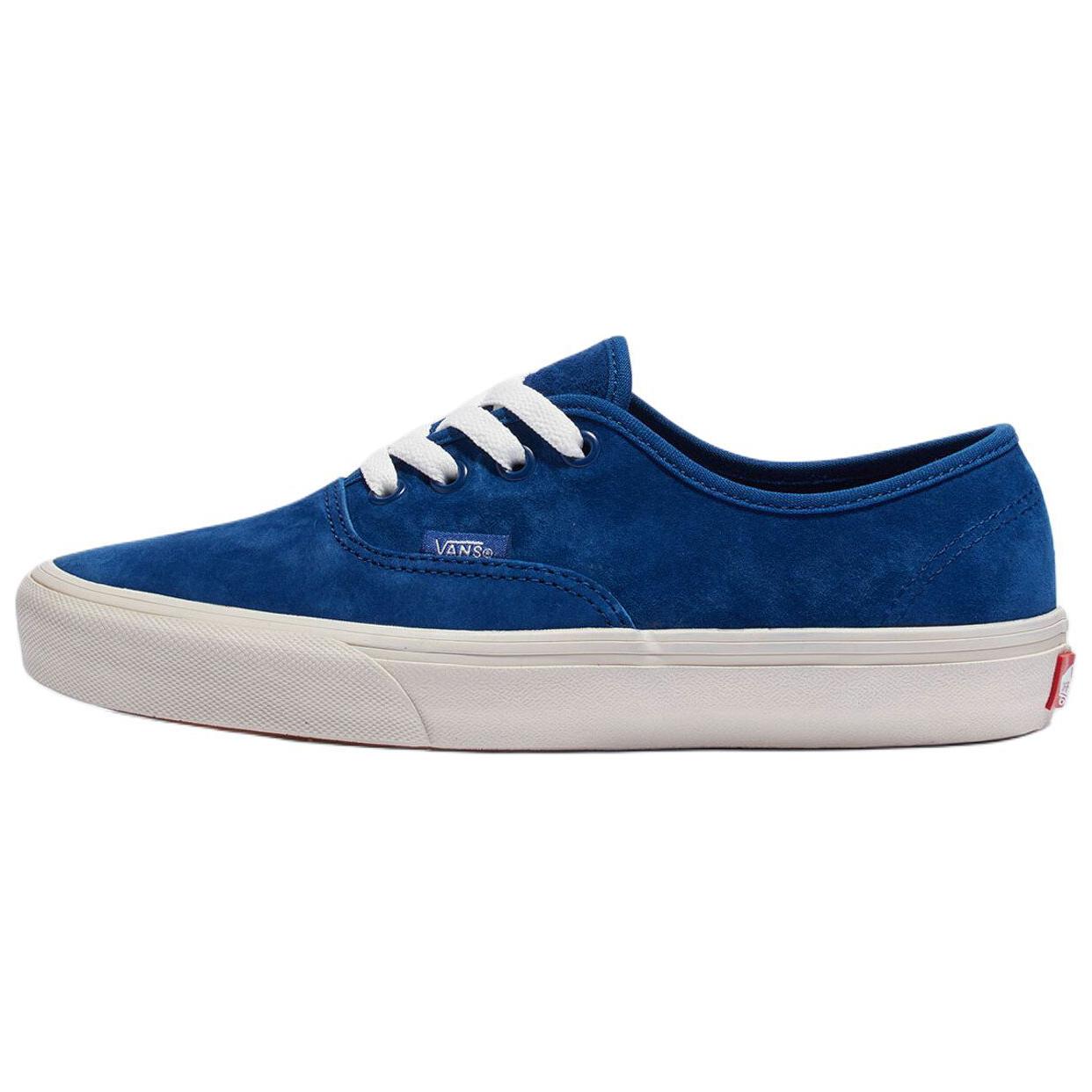 Vans Authentic Abrasion Resistant Low top Skateboard Shoes Unisex Blue