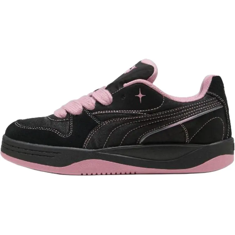 PUMA Casual Low top Skateboard Shoes Unisex Black Pink